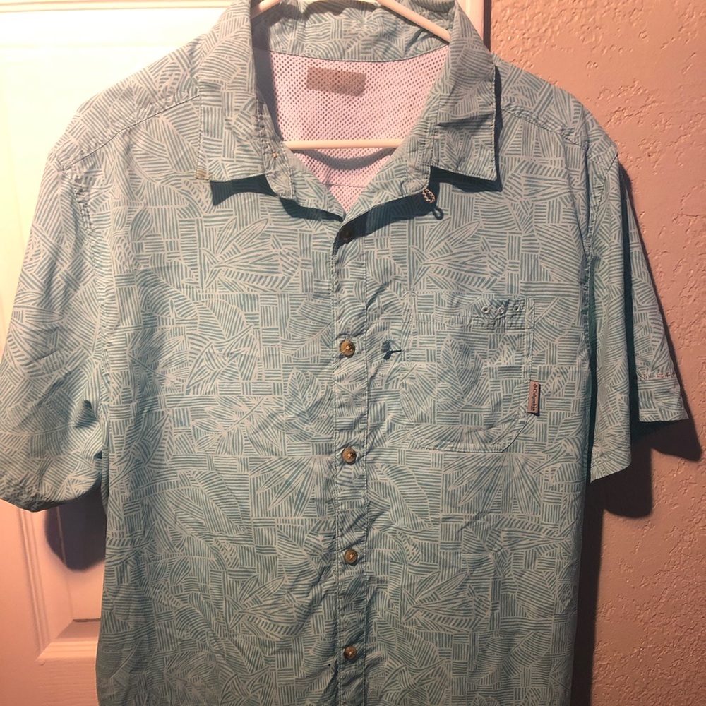 Columbia Short Sleeve PFG Button Down